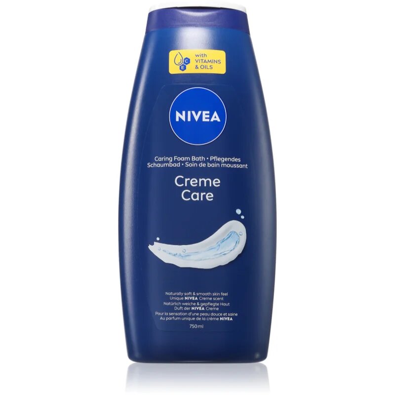 Nivea Creme Care kremasta pena za kopel 750 ml