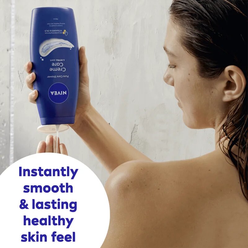Nivea Creme Care negovalni gel za prhanje ugodno pakiranje