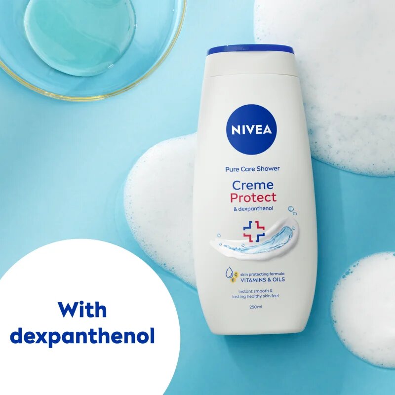 Nivea Creme Protect pomirjajoči gel za tuširanje 250 ml