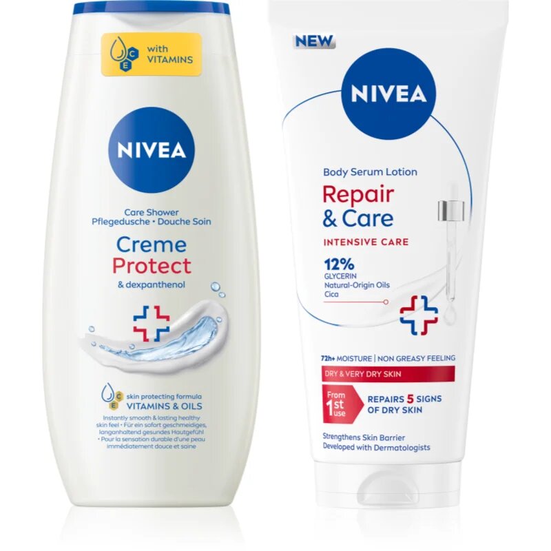 Nivea Creme Protect set za suho kožo