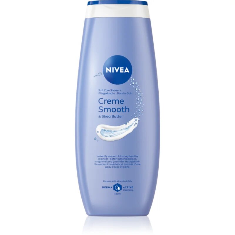 Nivea Creme Smooth kremasti gel za prhanje 500 ml