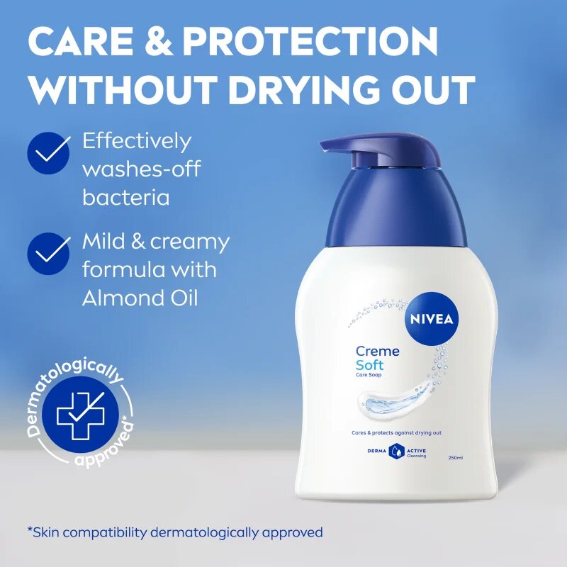 Nivea Creme Soft kremasto tekoče milo 250 ml