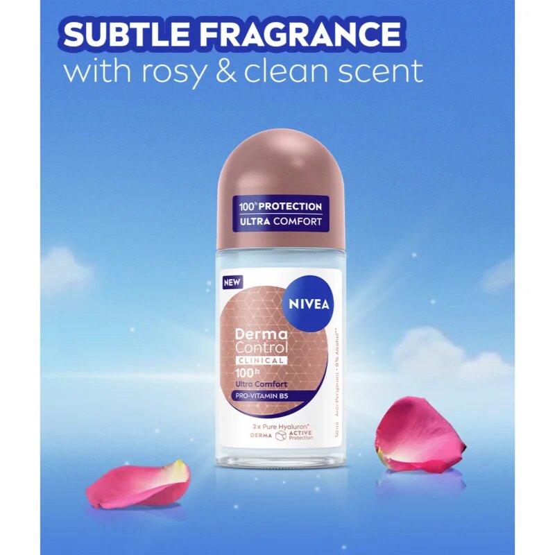 Nivea Derma Control Clinical Ultra Comfort anti-transpirant roll-on 50 ml