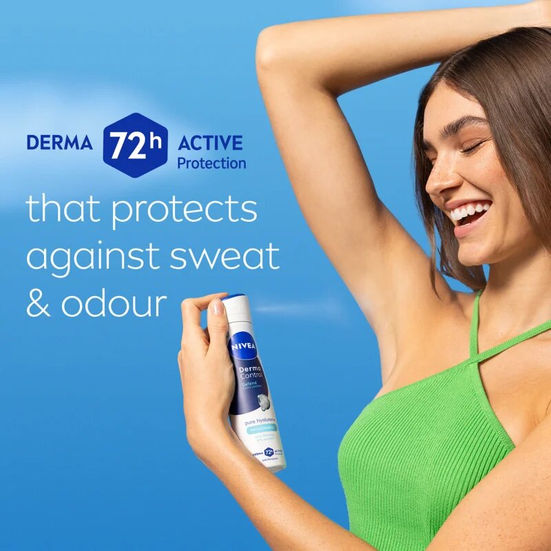 Nivea Derma Control Defend antiperspirant v pršilu za razdraženo kožo 150 ml
