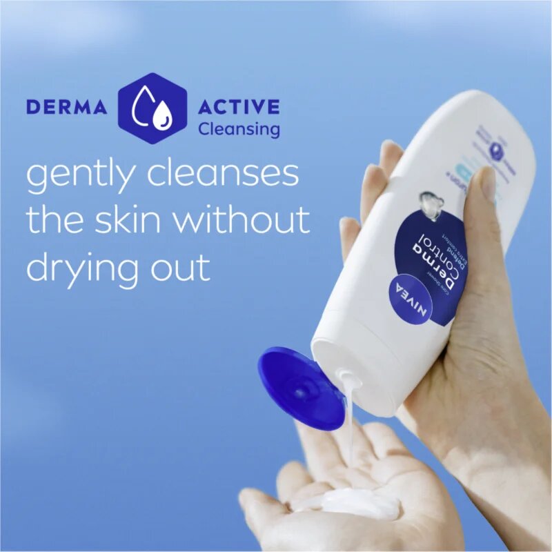 Nivea Derma Control Defend negovalni gel za prhanje s hialuronsko kislino 500 ml