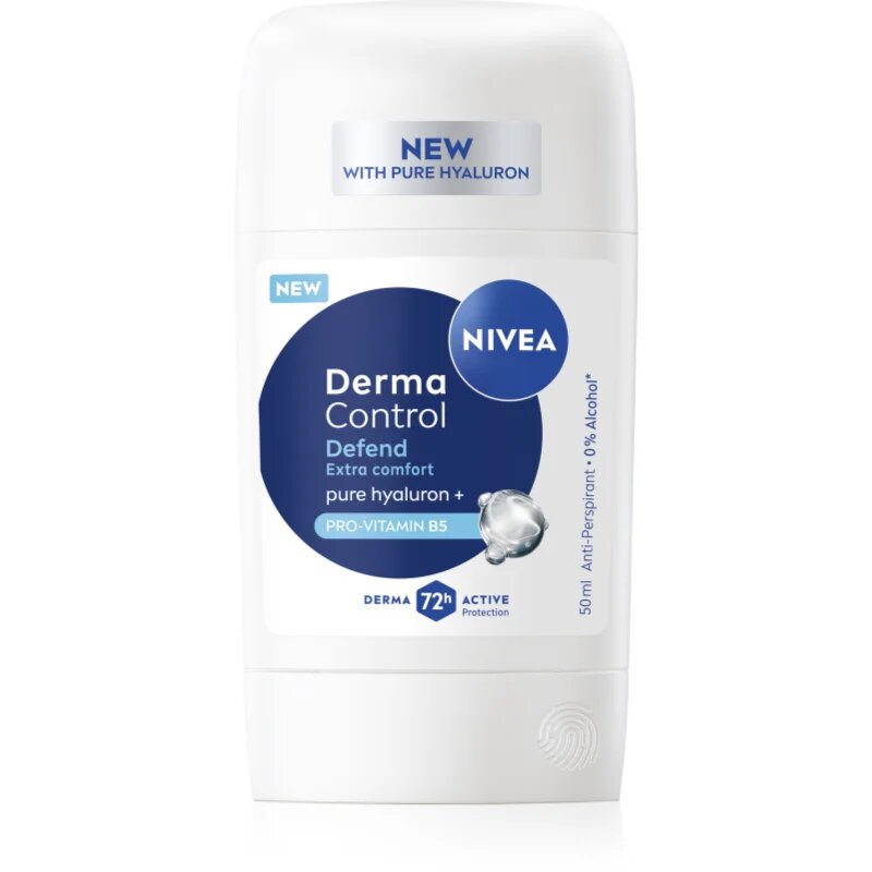 Nivea Derma Control Defend trdi antiperspirant za razdraženo kožo 50 ml