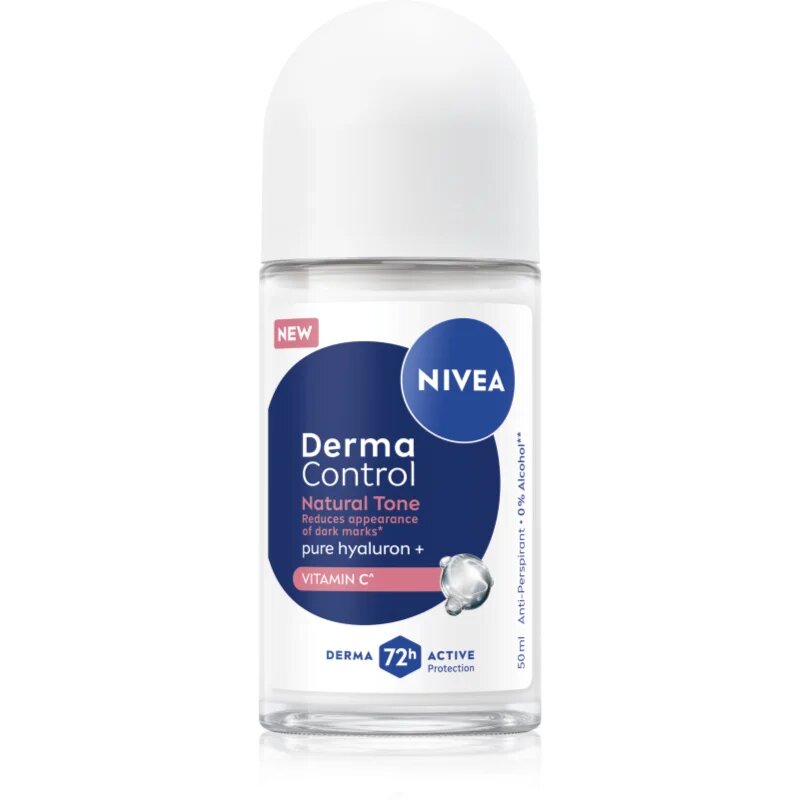 Nivea Derma Control Natural Tone anti-transpirant roll-on proti temnim madežem 50 ml