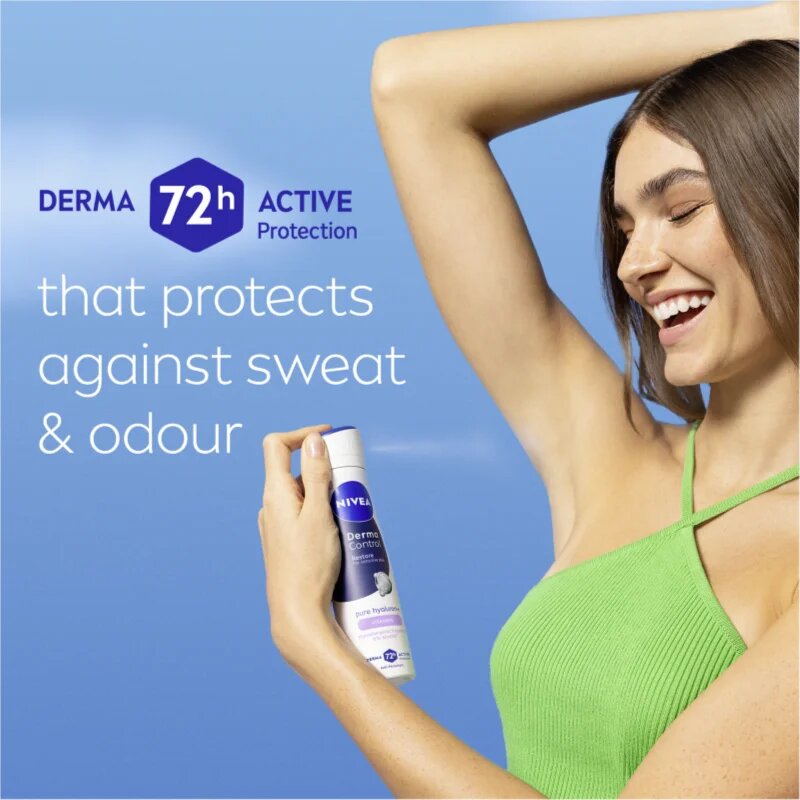 Nivea Derma Control Restore antiperspirant v pršilu za občutljivo kožo 150 ml