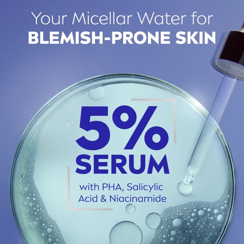 Nivea Derma Skin Clear čistilna micelarna voda proti nepravilnostim na koži 400 ml