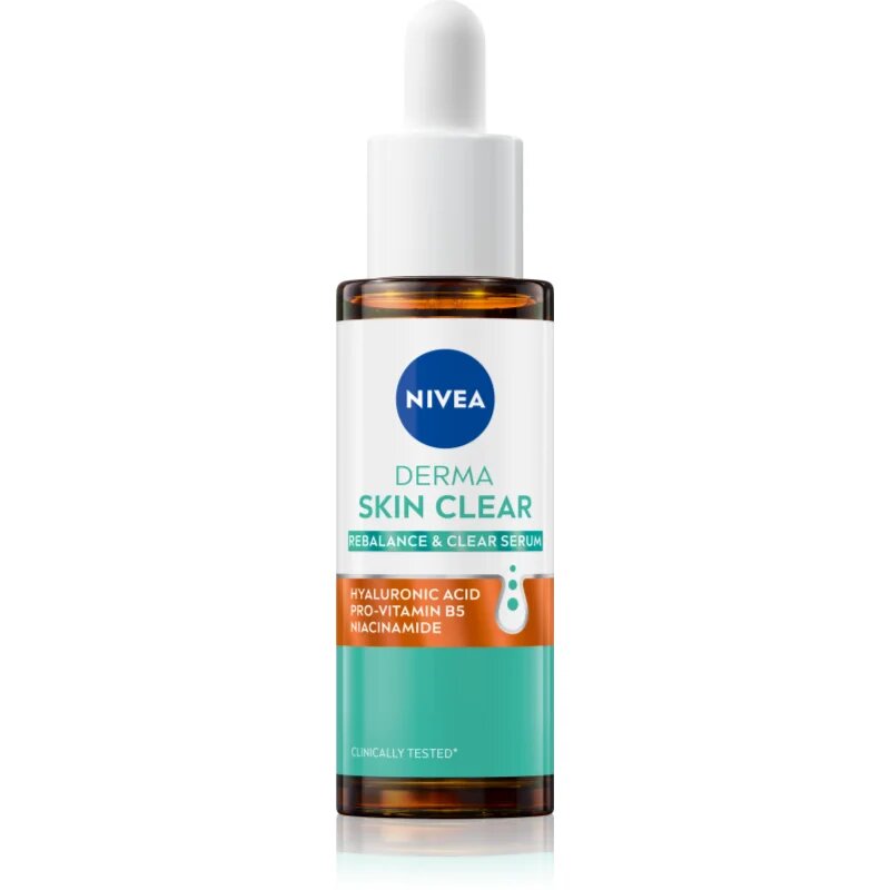 Nivea Derma Skin Clear obnovitveni serum za obraz za problematično kožo 30 ml