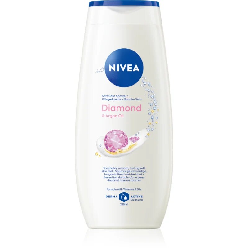 Nivea Diamond & Argan Oil negovalni gel za prhanje 250 ml