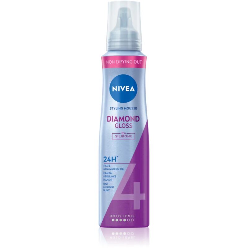 Nivea Diamond Gloss penasti utrjevalec za lase 150 ml