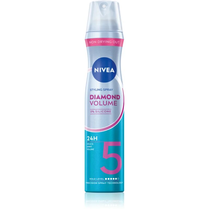 Nivea Diamond Volume lak za lase 250 ml