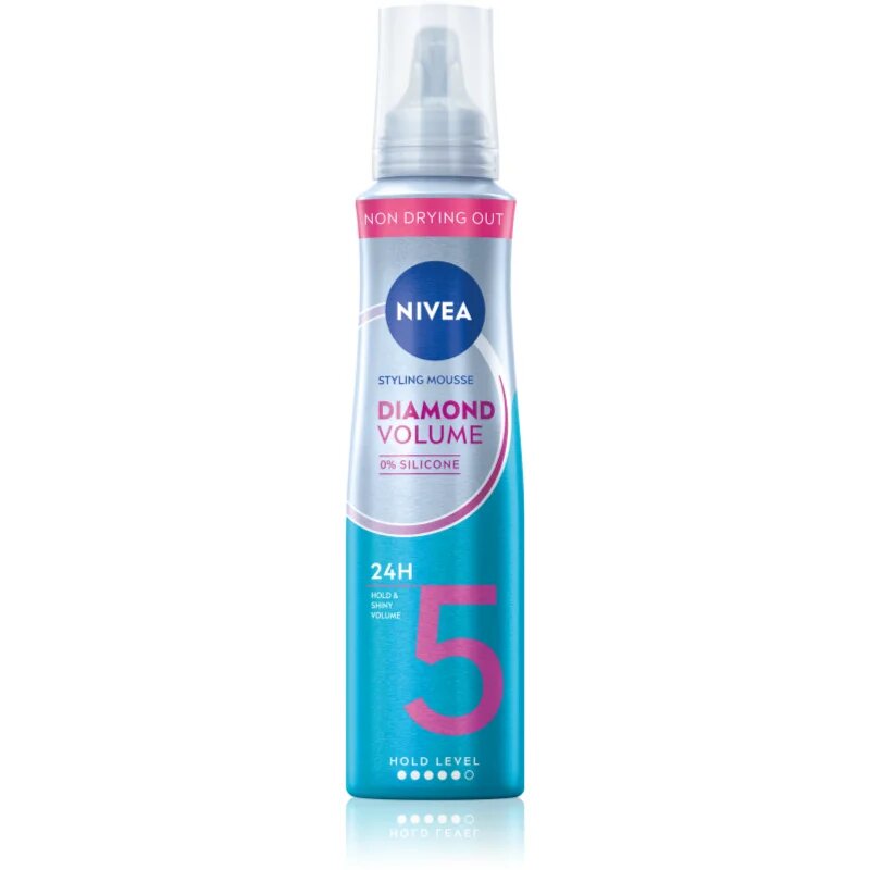 Nivea Diamond Volume penasti utrjevalec za lase za volumen in sijaj 150 ml