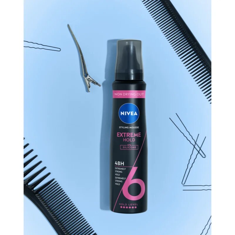 Nivea Extreme Hold penasti utrjevalec za lase 150 ml