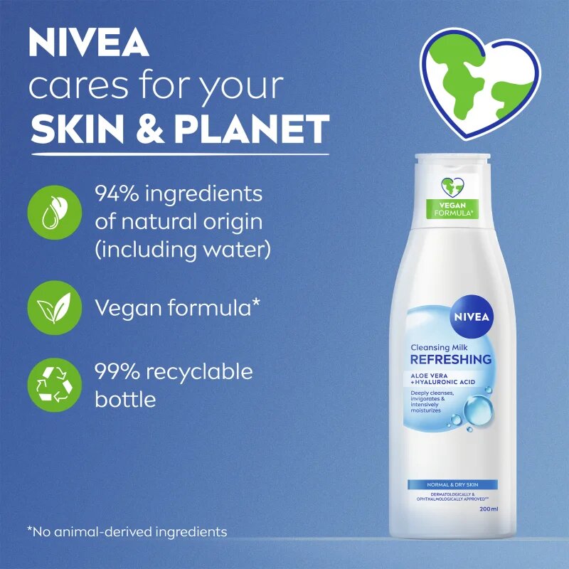 Nivea Face Cleansing čistilni losjon za obraz 200 ml