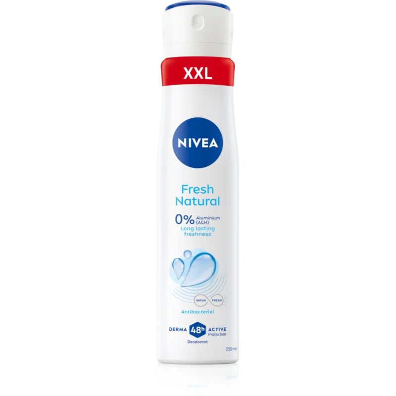 Nivea Fresh Natural deodorant v pršilu za ženske 250 ml