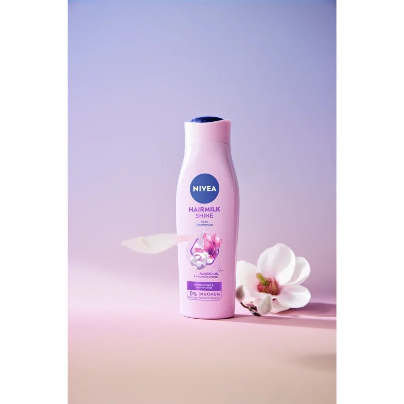Nivea Hairmilk Shine negovalni šampon 250 ml