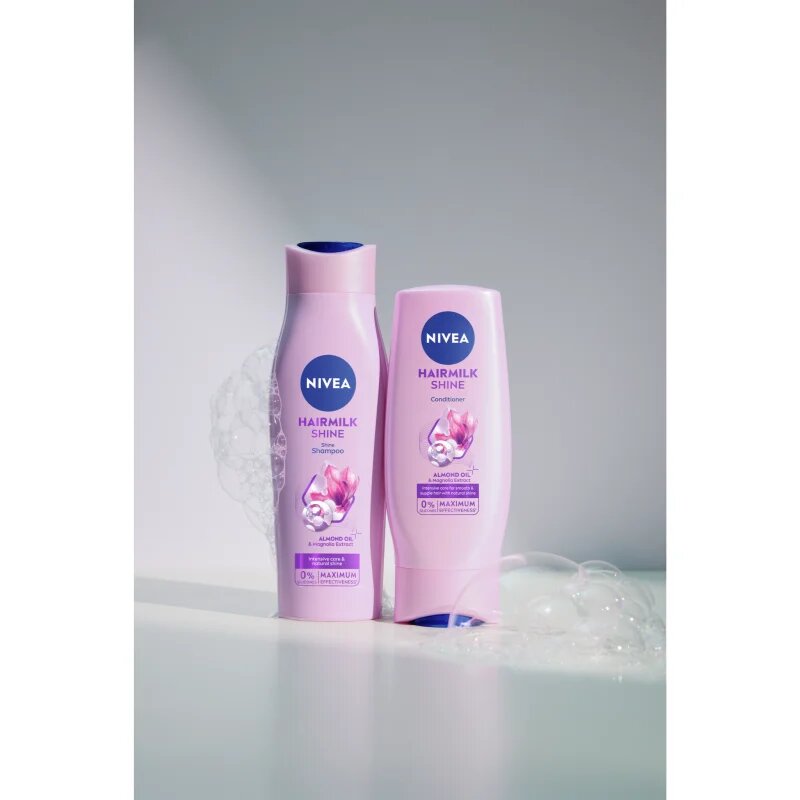 Nivea Hairmilk Shine negovalni šampon 250 ml