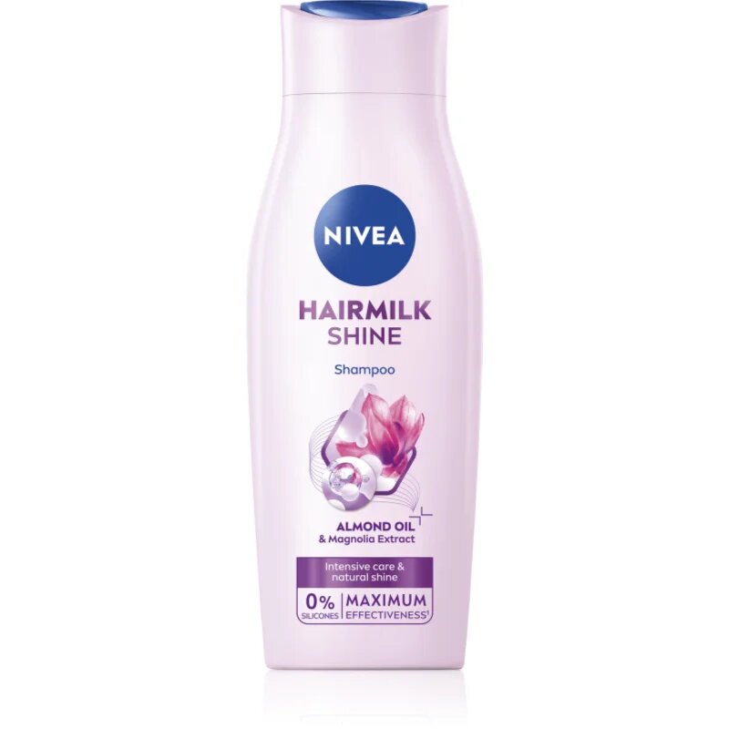 Nivea Hairmilk Shine negovalni šampon 400 ml