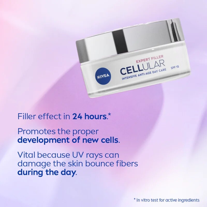 Nivea Hyaluron Cellular Filler učvrstitvena dnevna krema SPF 15 50 ml
