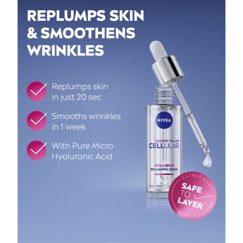 Nivea Hyaluron Cellular Filler ugodno pakiranje za učvrstitev obraza