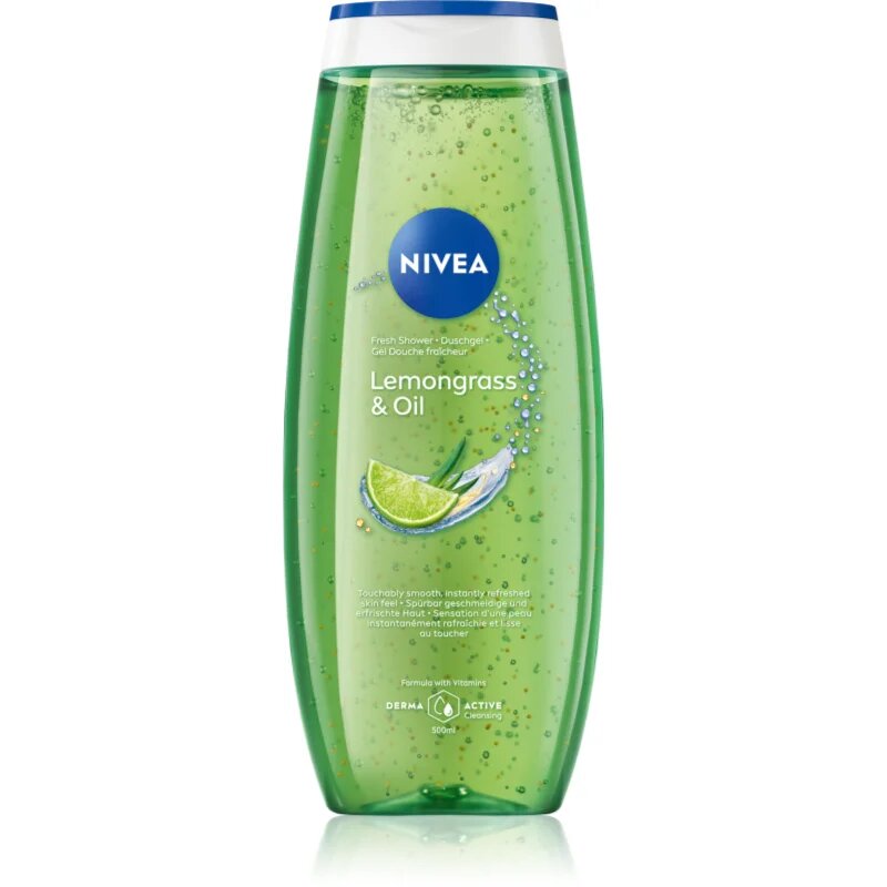 Nivea Lemongrass & Oil osvežujoč gel za prhanje 500 ml