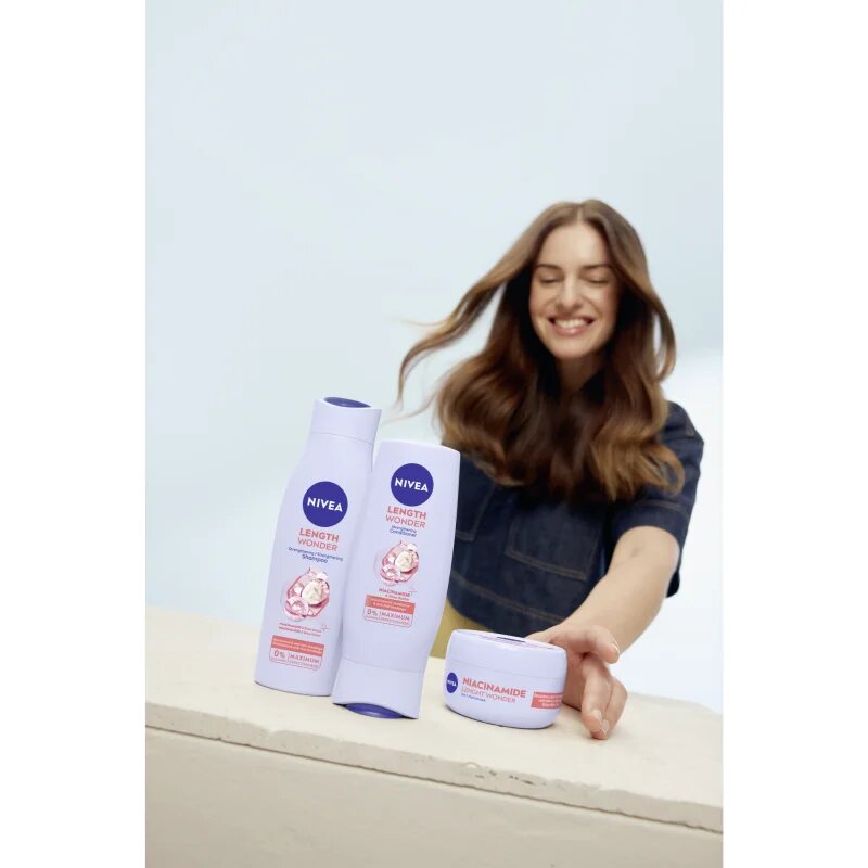 Nivea Length Wonder šampon za okrepitev las za razcepljene konice 400 ml