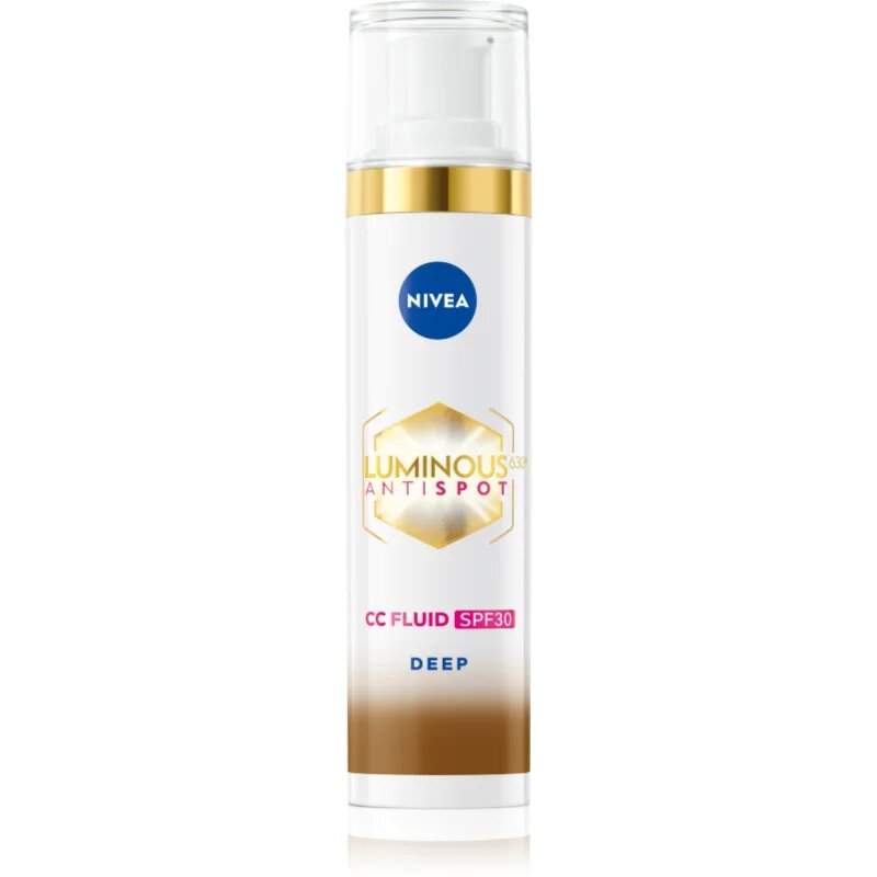 Nivea Luminous 630 Anti Spot posvetlitvena CC krema SPF 30 odtenek Deep 40 ml