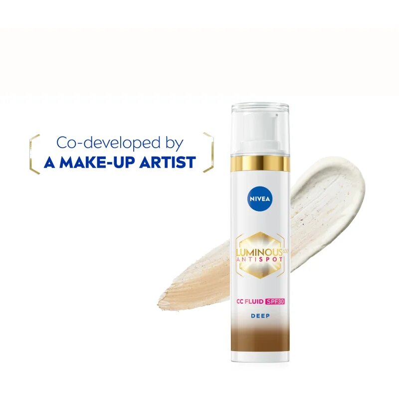 Nivea Luminous 630 Anti Spot posvetlitvena CC krema SPF 30 odtenek Deep 40 ml