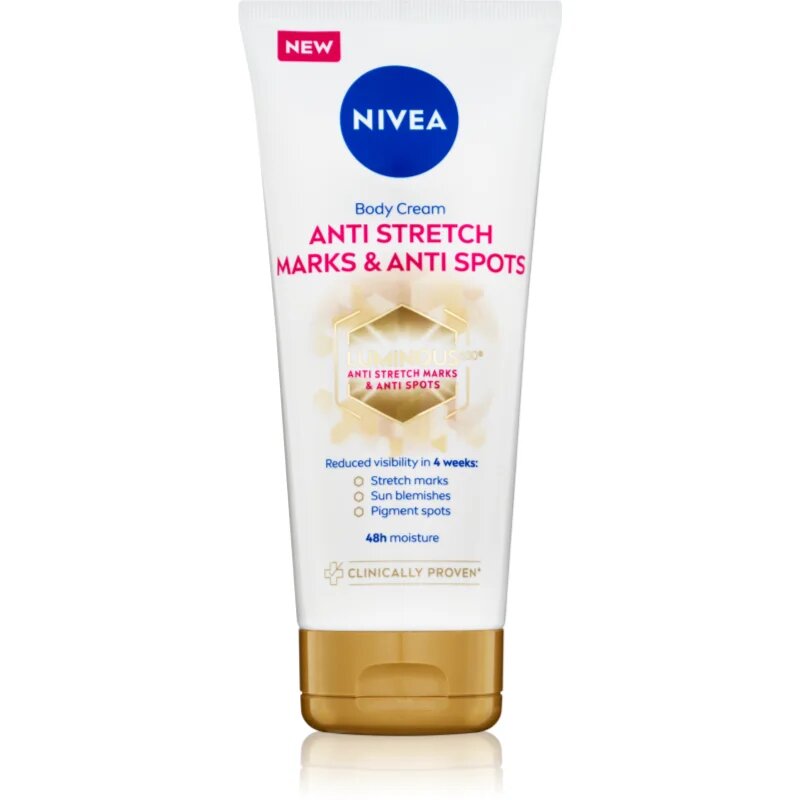 Nivea Luminous 630 hranilna krema za telo proti strijam 200 ml