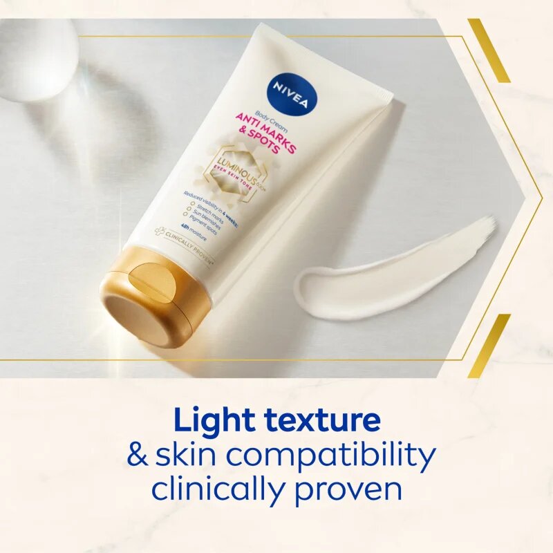 Nivea Luminous 630 hranilna krema za telo proti strijam 200 ml