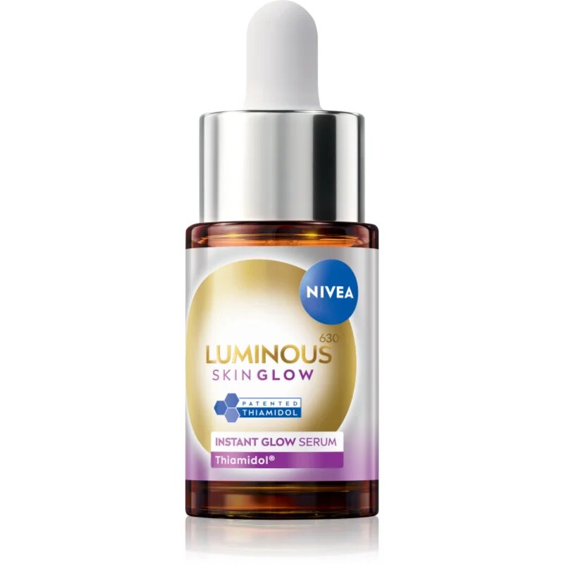 Nivea Luminous 630 Skin Glow posvetlitveni serum za obraz 15 ml