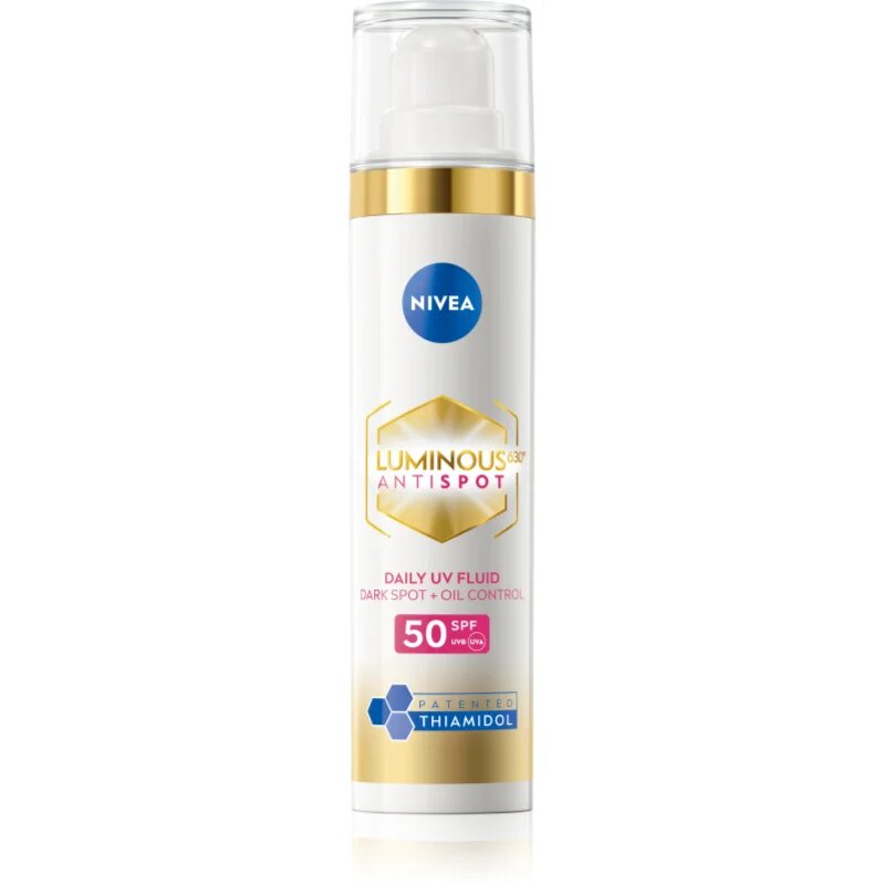 Nivea Luminous dnevna krema proti pigmentnim madežem SPF 50 40 ml