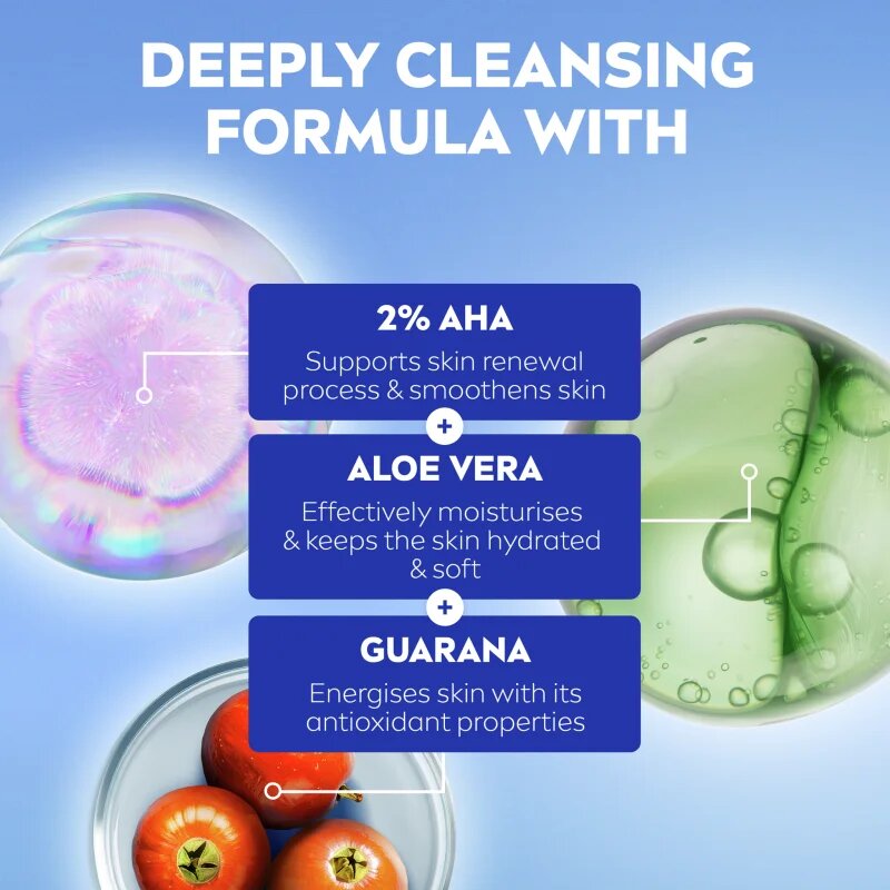 Nivea Luminous Skin Glow čistilni gel za obraz za osvetlitev kože 150 ml