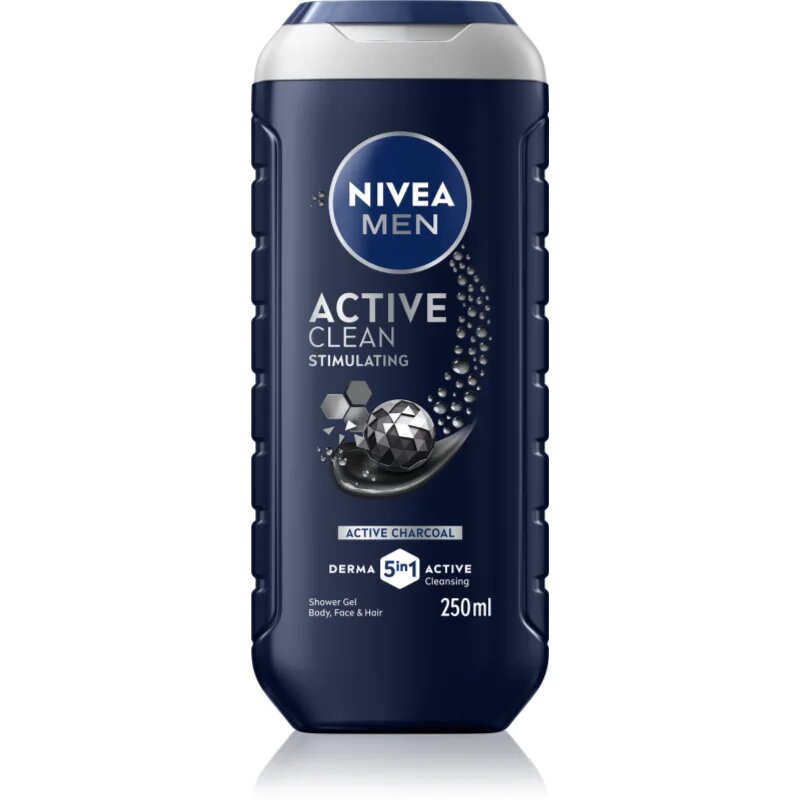 Nivea MEN Active Clean gel za prhanje za moške 250 ml