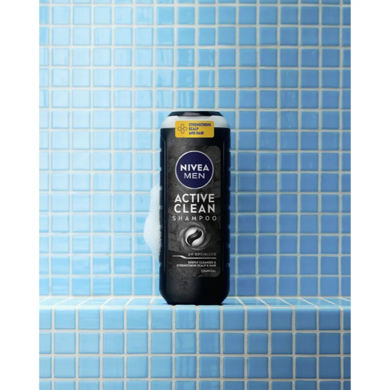 Nivea MEN Active Clean globinsko čistilni šampon z aktivnim ogljem 500 ml