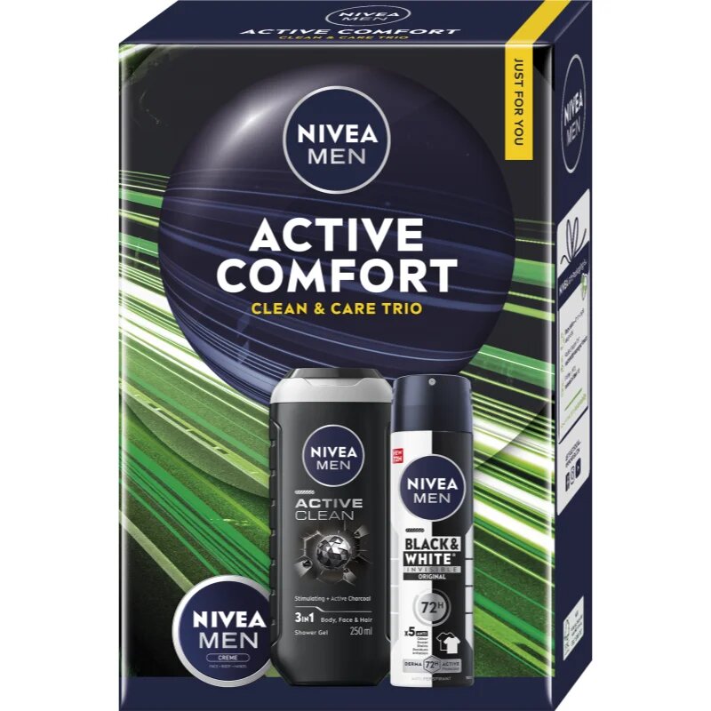 Nivea MEN Active Comfort darilni set za telo