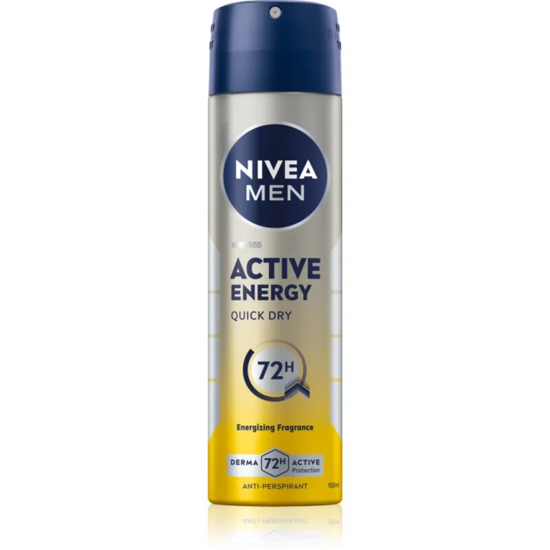 Nivea MEN Active Energy antiperspirant v pršilu za moške 150 ml