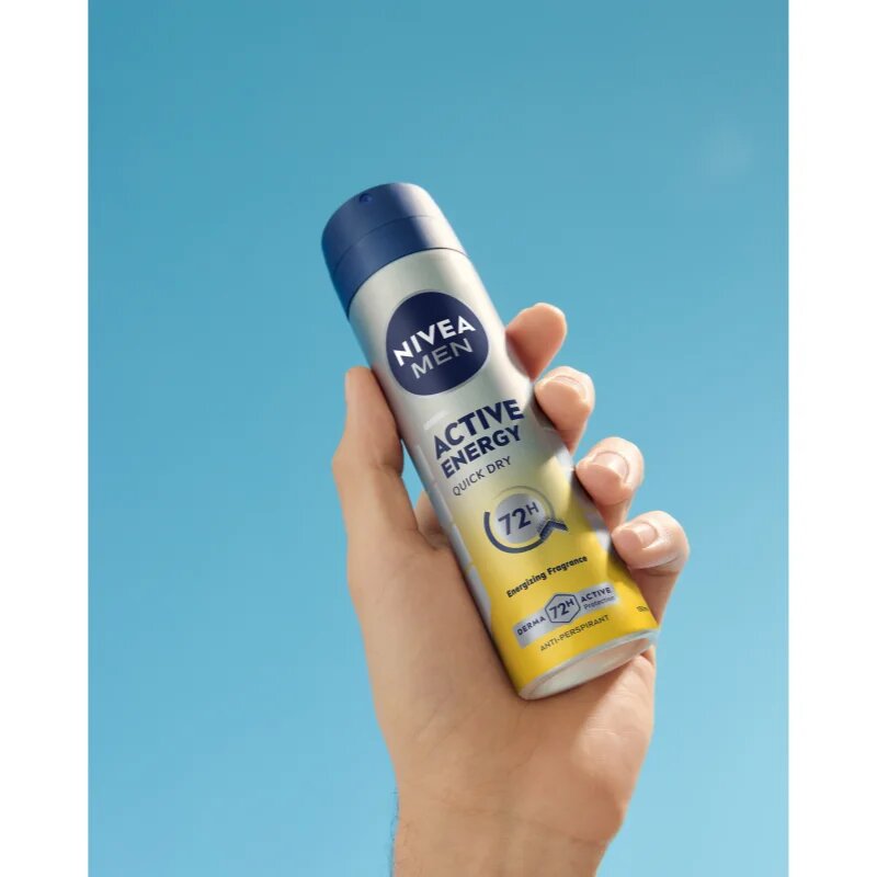 Nivea MEN Active Energy antiperspirant v pršilu za moške 150 ml