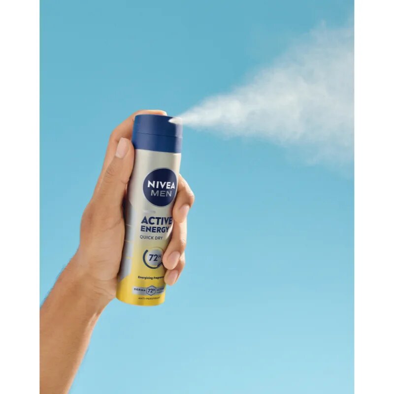 Nivea MEN Active Energy antiperspirant v pršilu za moške 150 ml