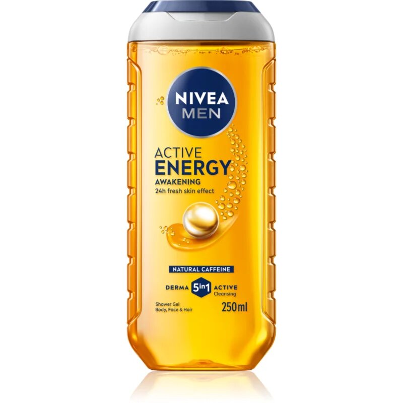 Nivea MEN Active Energy gel za prhanje za moške 250 ml