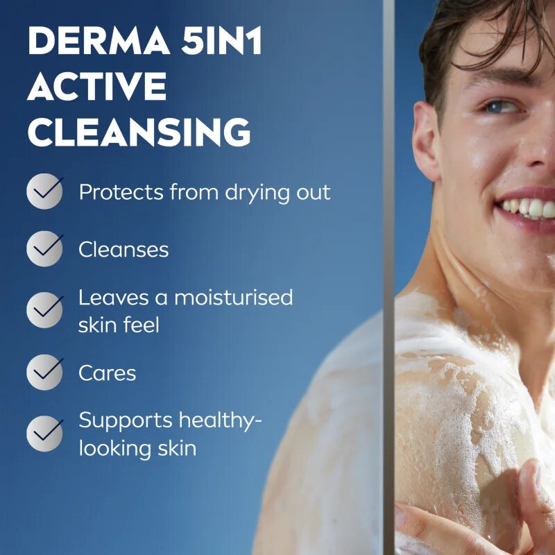Nivea MEN Active Energy gel za prhanje za moške 250 ml