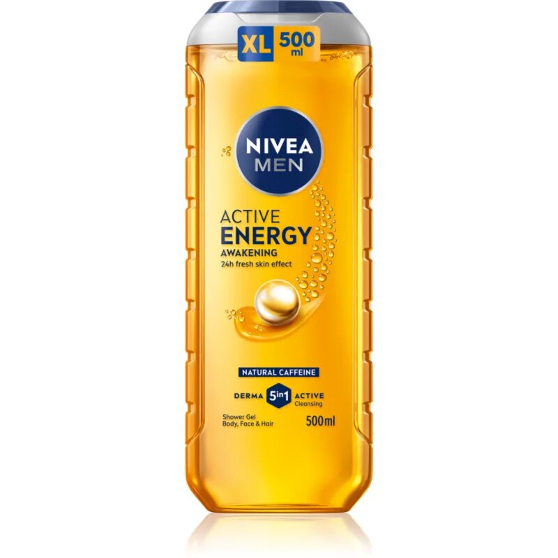 Nivea MEN Active Energy gel za prhanje za moške 500 ml