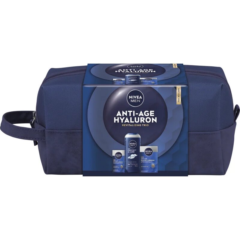 Nivea MEN Anti-Age Hyaluron darilni set za obraz in telo