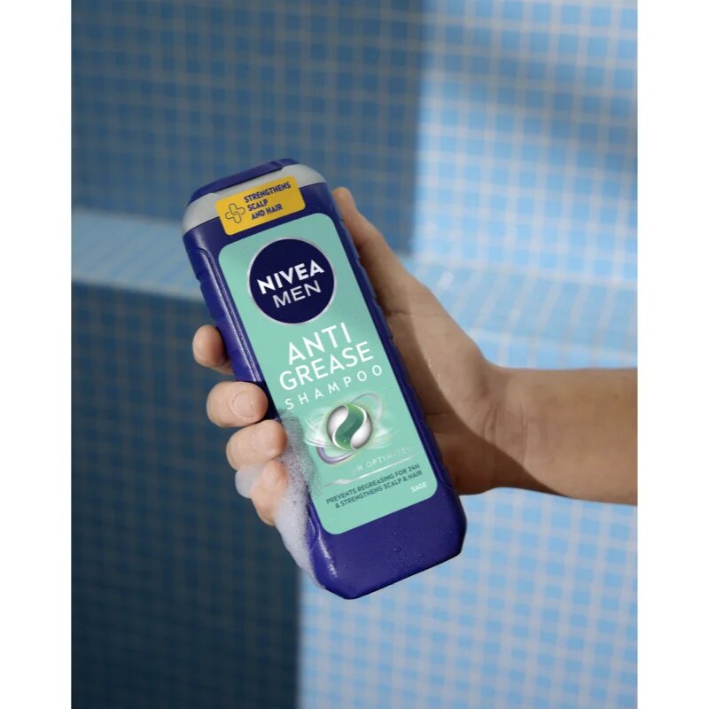 Nivea MEN Anti Grease šampon za mastno lasišče 500 ml