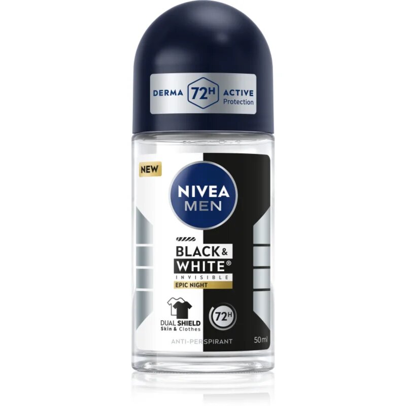 Nivea MEN Black & White Epic Night anti-transpirant roll-on 72 ur 50 ml
