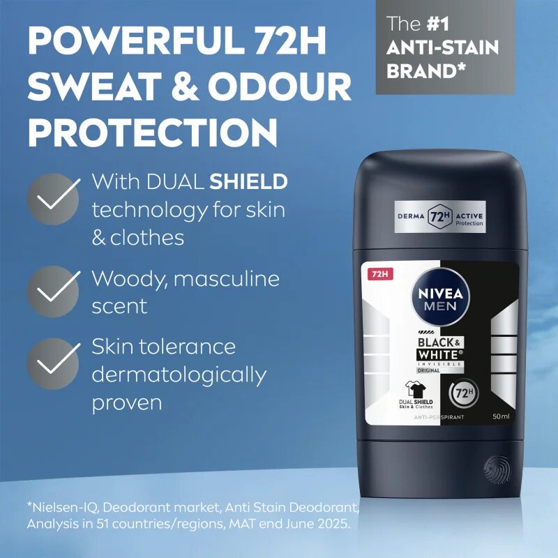 Nivea MEN Black & White Invisible Original trdi antiperspirant ugodno pakiranje