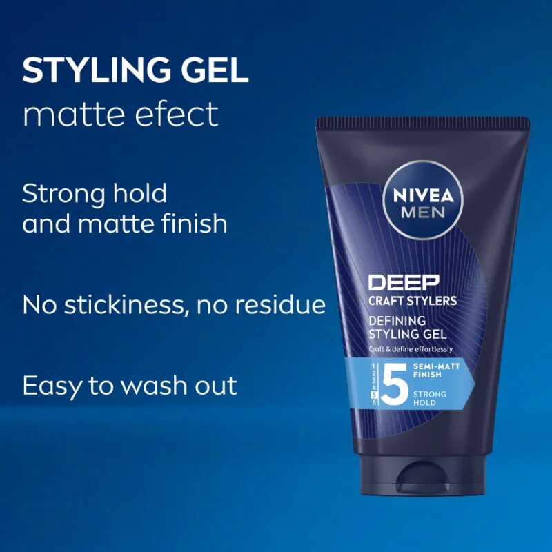 Nivea Men Craft Stylers gel za lase 150 ml