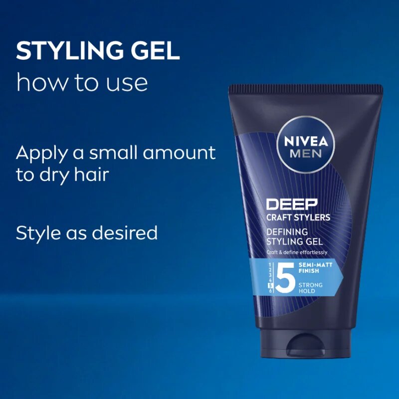 Nivea Men Craft Stylers gel za lase 150 ml